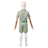 Kids Children Elio (2025) Elio Green Set Eye Patch Outfits Cosplay Costume